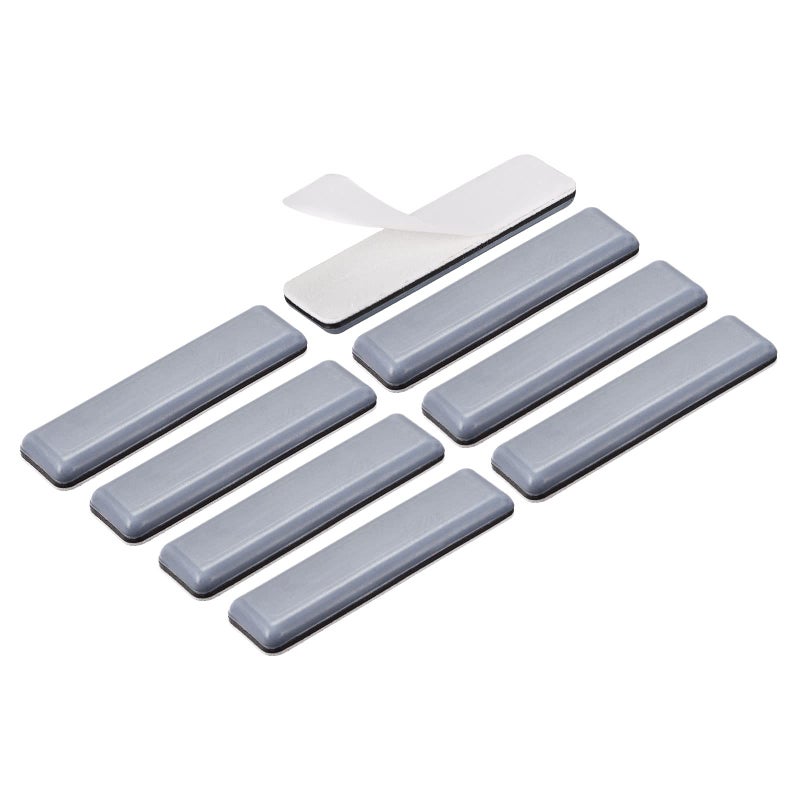 METALLIXITY PTFE Furniture Slider Gliders (70x19mm) 8Pcs, Rectangle Self-Adhesive Floor Protector Pads - for Furniture Carpets - Image 1